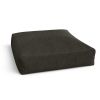 Jaxx Brio Large Décor Floor Pillow Plush Microvelvet, Charcoal