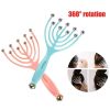 1 Pc Anti-Stress Pain Relief Octopus Claw Head Massager Tool